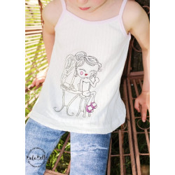 Stickdatei - Beauty Girls - Schminktisch